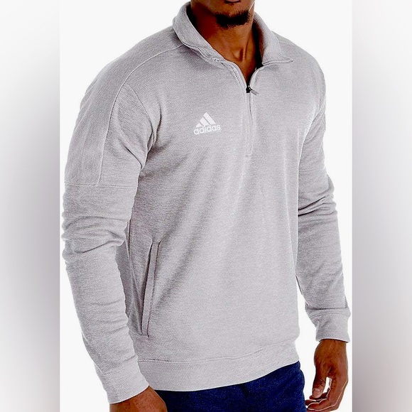 adidas Other - Adidas Men’s Grey Quarter Zip